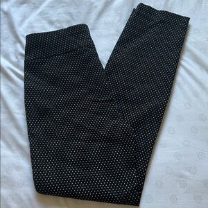 🆕 BLACK W/ WHITE POLKA DOTS SLIP ON TROUSERS